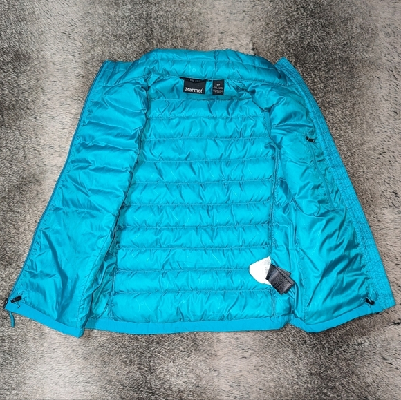 Marmot Jena 800 Fill Goose Down Vest Blue Women's Small - Picture 4 of 11